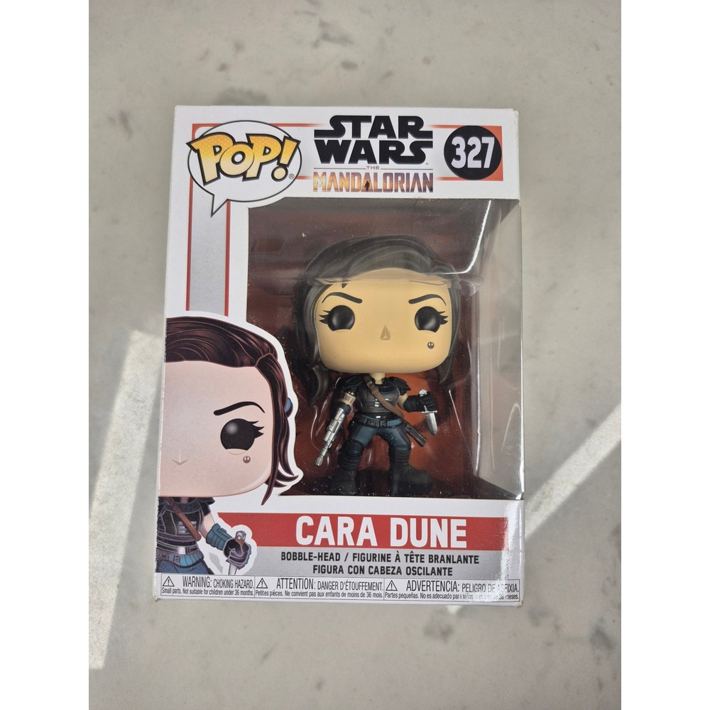 Funko Pop Star Wars Mandalorian Cara Dune #327 Vinyl Bobble Head Figure